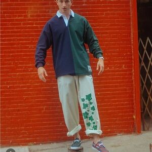 Rowing Blazers oversized chino with Ivy print